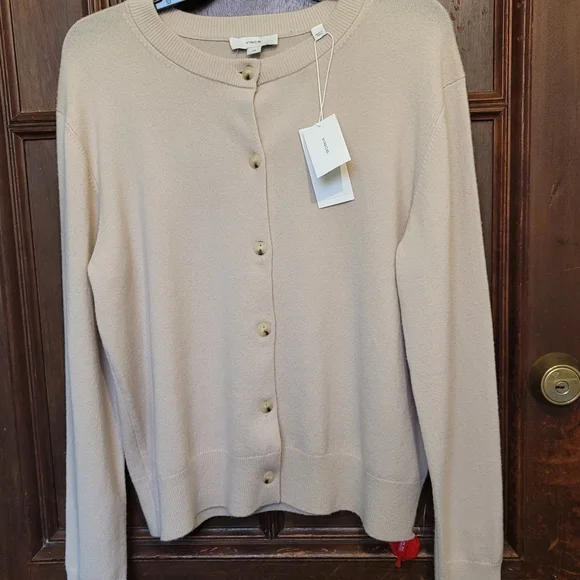 NWT Vince. Wool & Cashmere Blend Cardigan Size Large-Retail $398.00